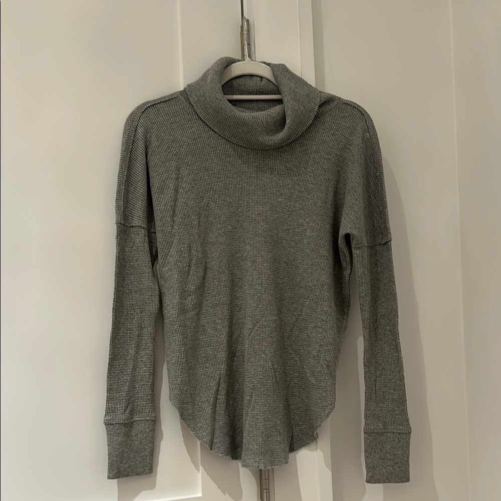 TNA Grey Turtleneck Sweater